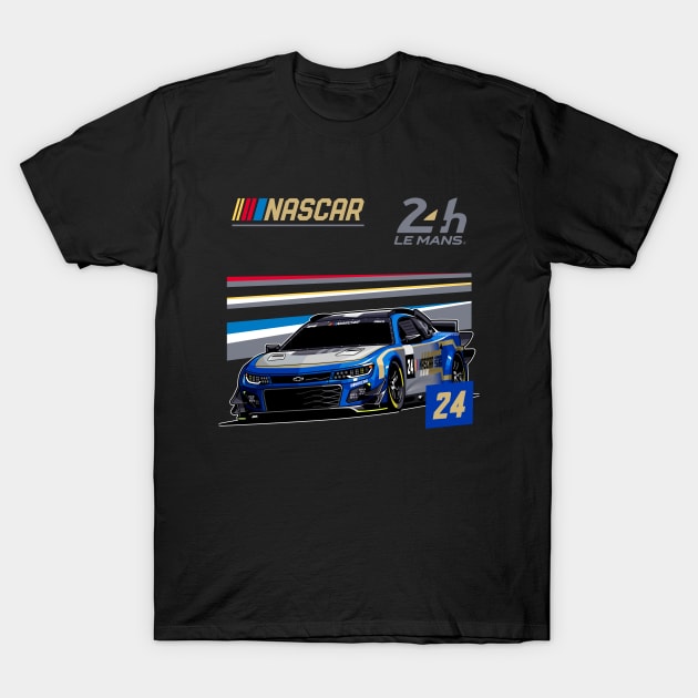 NASCAR 24Hours Le Man's T-Shirt by kucingtertawa